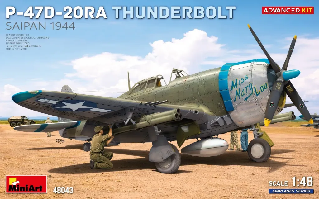 Miniart : P-47D-20RA Thunderbolt Siapan 1944 (1/48)