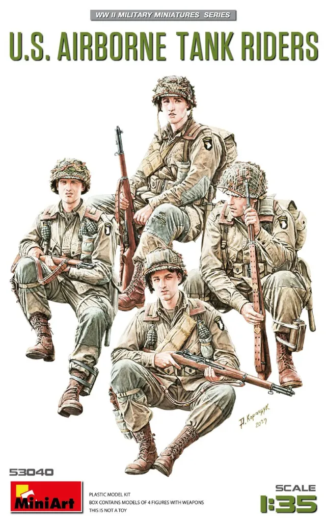 Miniart : US Airborne Tank Riders (1/35)