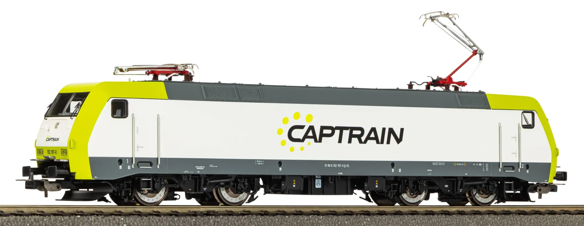 [PIK 51134] Piko : Locomotive électrique BR152 197-0 Captrain DCC Sound Epoque VI (1/87)