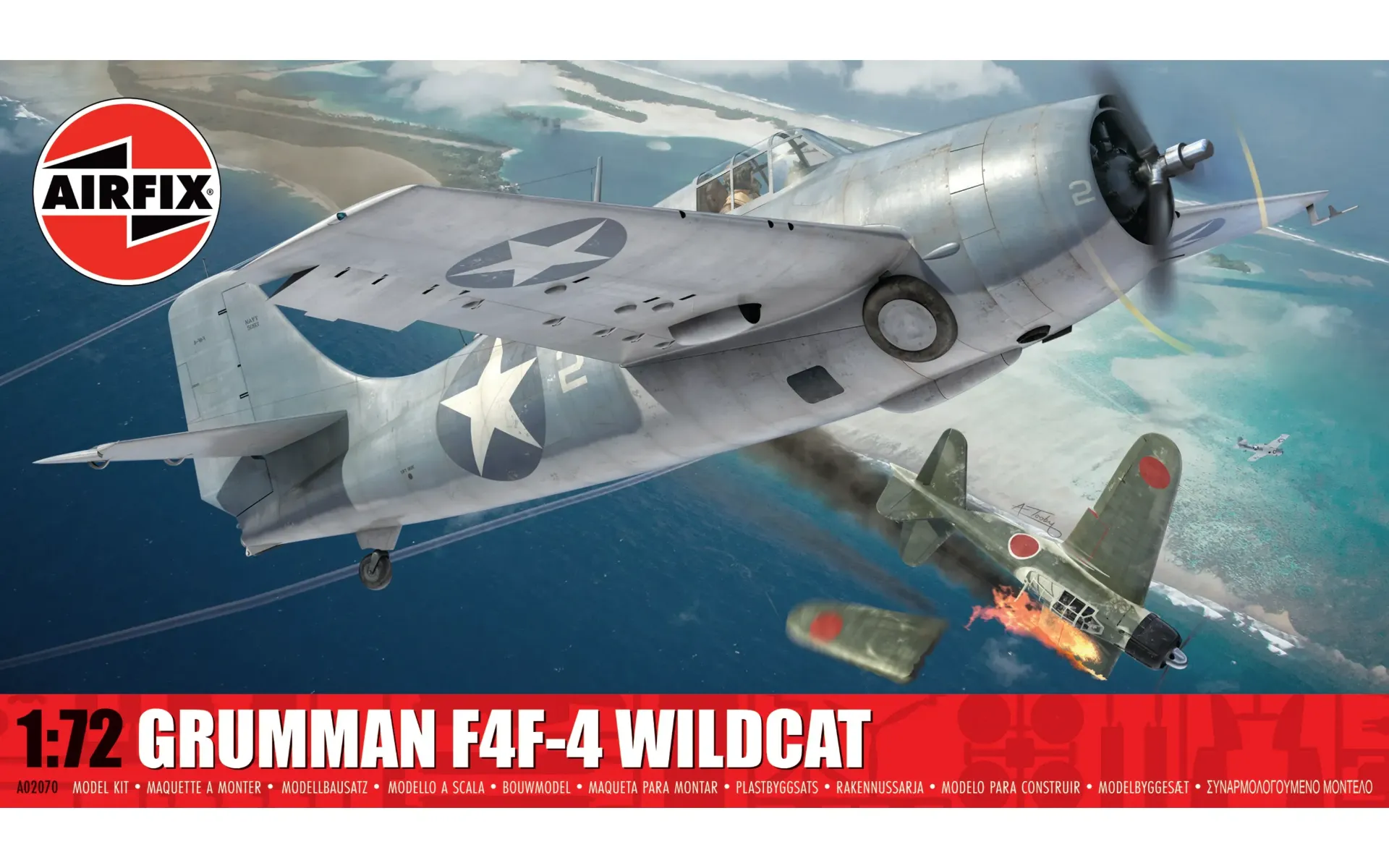 Airfix : F4F-4 Wildcat Grumman (1/72)