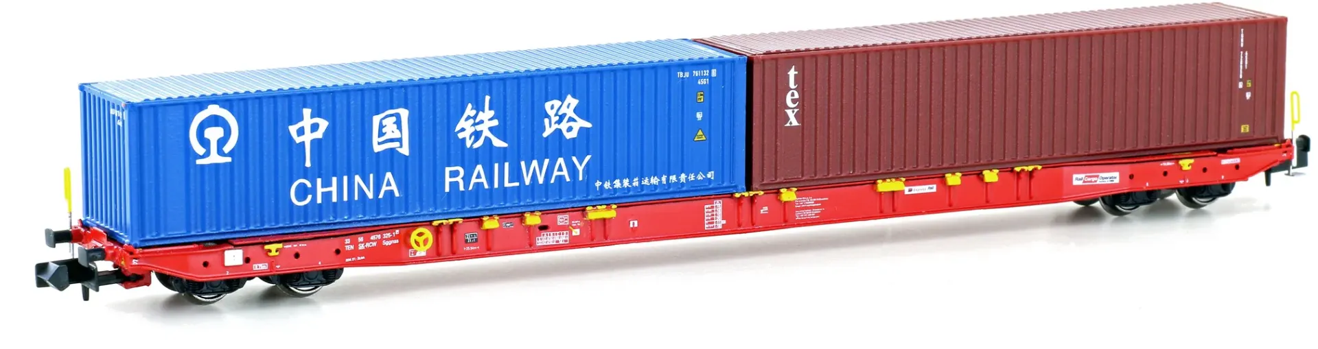 [HOY H23102] Hobbytrain : Wagon Sggnss '80 RCA  DB DC Epoque VI (1/160) (copie)