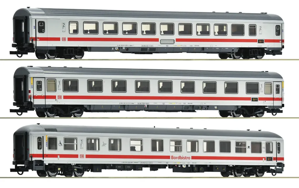 Roco : Voitures IC 2013 3 pcs  DB DC Epoque VI (1/87)
