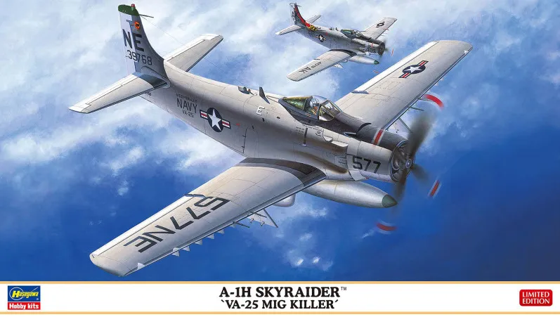 Hasegawa : A-1H Skyraider VA-25 Mig Killer (1/72)