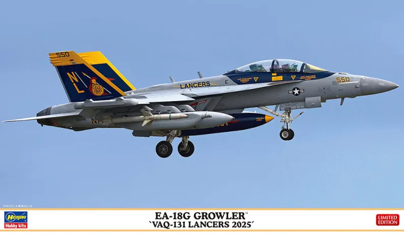 [HAS 02528] Hasegawa : EA-18G Growler VAQ-131 Lancers 2025 (1/72)
