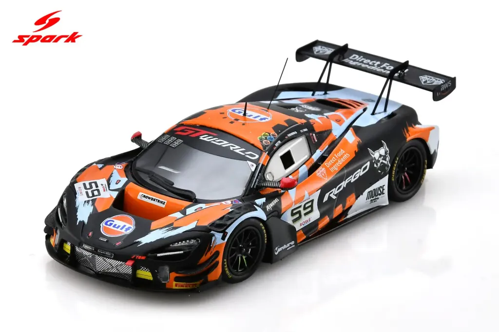 [SPK SB852] Spark : McLaren 720S GT3 EVO No.59 Garage 59 6th 24H Spa 2025 J. Loake - M. Kirchhöfer - B. Goethe  (1/43)