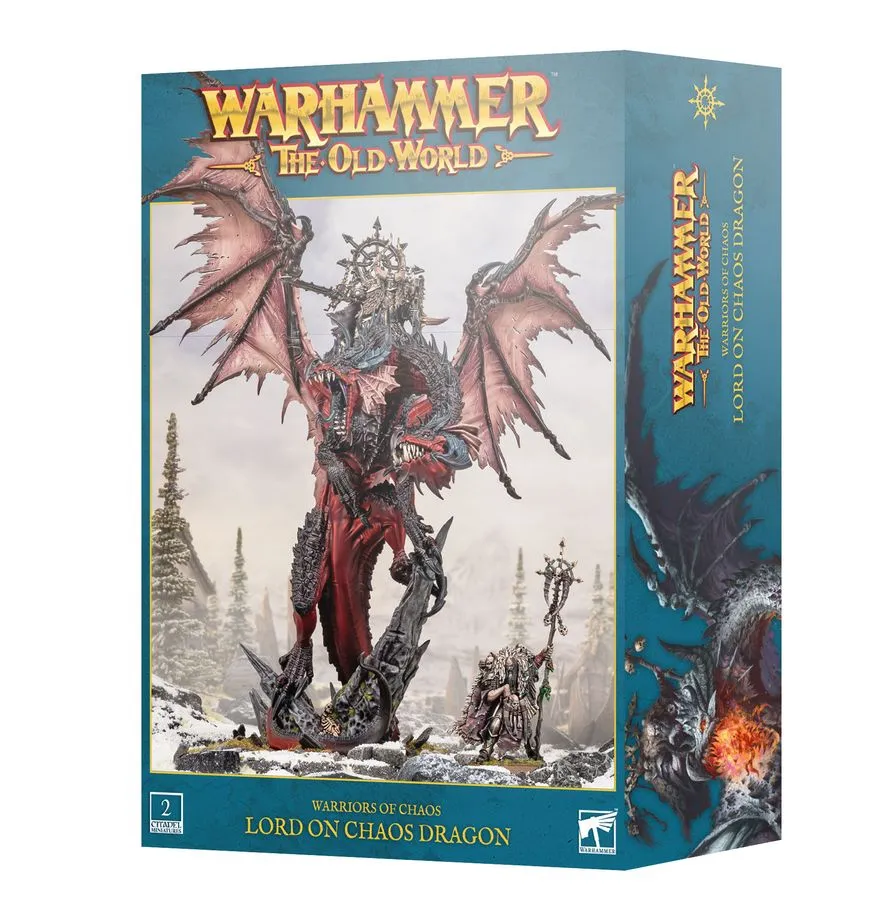 Warriors of Chaos : Lord on Chaos Dragon │ Warhammer The Old World