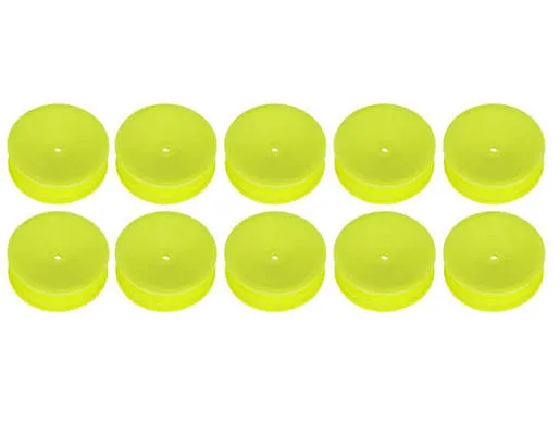 [SCT U7455] Schumacher Racing : Jante Jaune pleine 1/10 2WD SLim Avant  (10pcs)