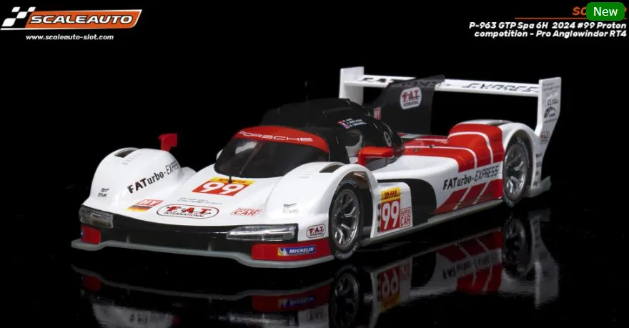 Scaleauto : Porsche 963 GTP Spa 6H 2024 #99 Proton competition - Pro Anglewinder RT4 (1/32)