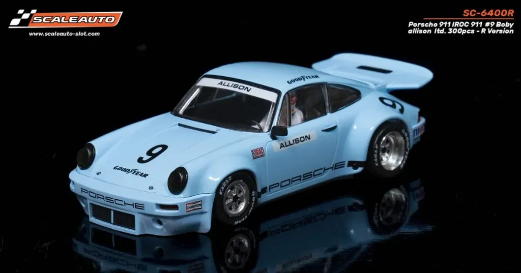 Scaleauto : Porsche 911 IROC 911 #9 Allison ltd. 300pcs - R Version (1/32)