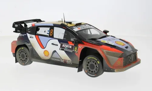 [IXM 18RMS247A] Ixomodels : Hyundai I220 N Rally1 n°8 Kenya 2025 Tanak-Jarveoja (1/18)