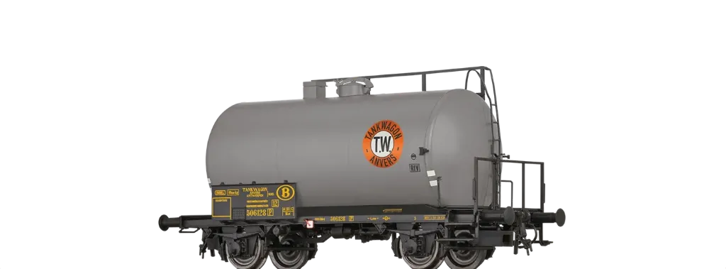 Brawa : Wagon Citerne Z (P) TankWagon Anvers SNCB DC EPoque III (1/87)