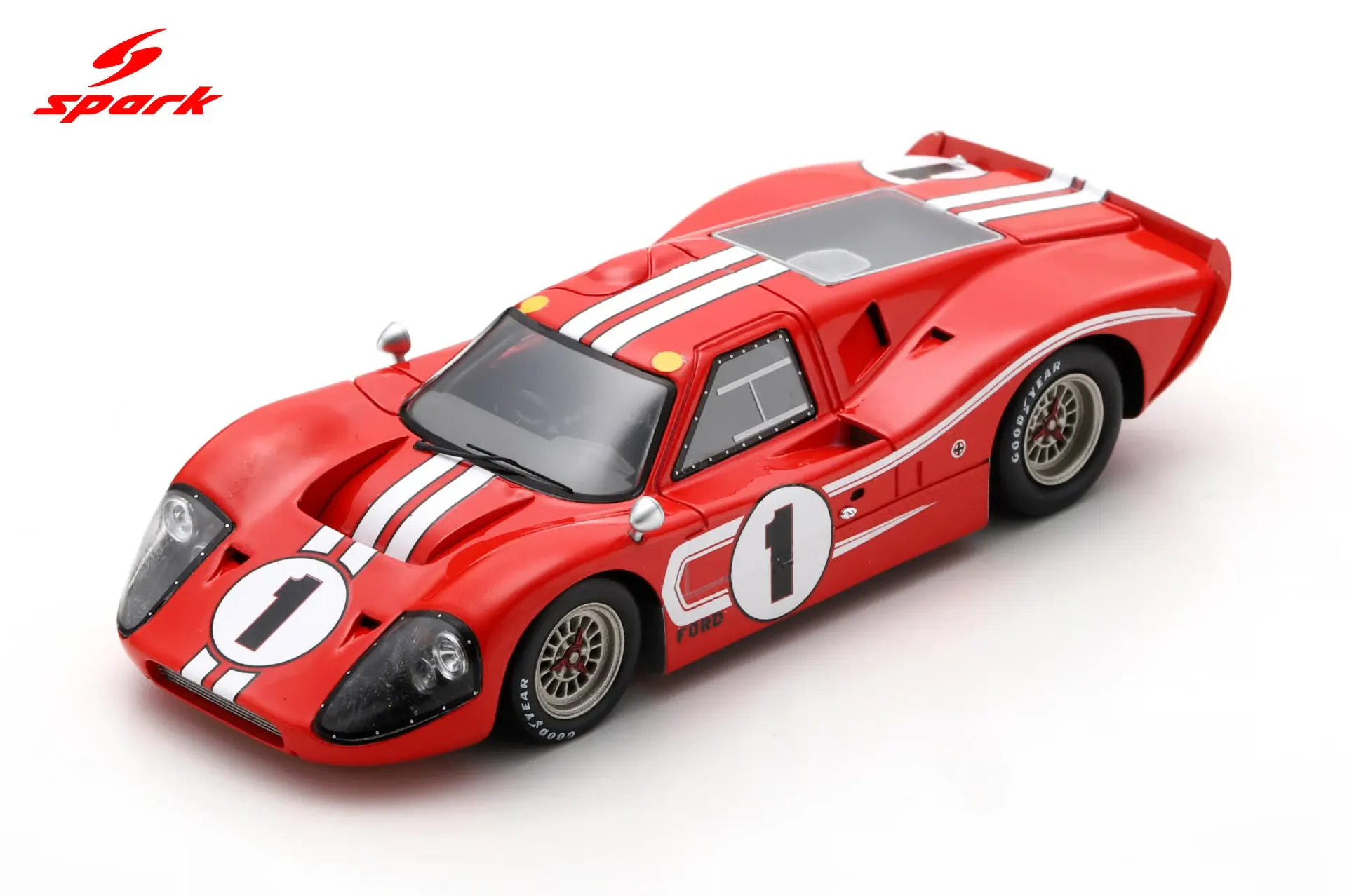 [SPK 43LM68] Spark : Ford GT 40 No.9 Winner 24H Le Mans 1968 P. Rodríguez - L. Bianchi (1/43)