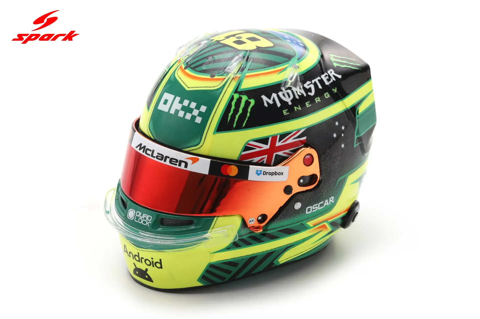 [SPK 5HF245] Spark : Casque McLaren Mastercard F1 Team - Oscar Piastri - Australian GP 2026 (1/5)