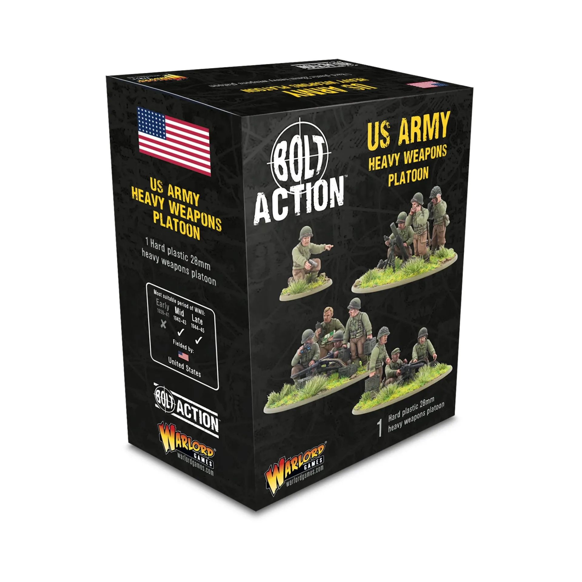 Bolt Action : US Heavy Weapons Platoon (Plastic Set) │ Warlord Games