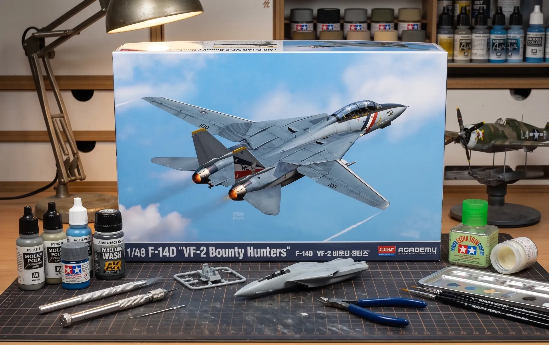 Academy : F-14D "VF-2 Bounty Hunters" - 1/48 │ Ref. 12370