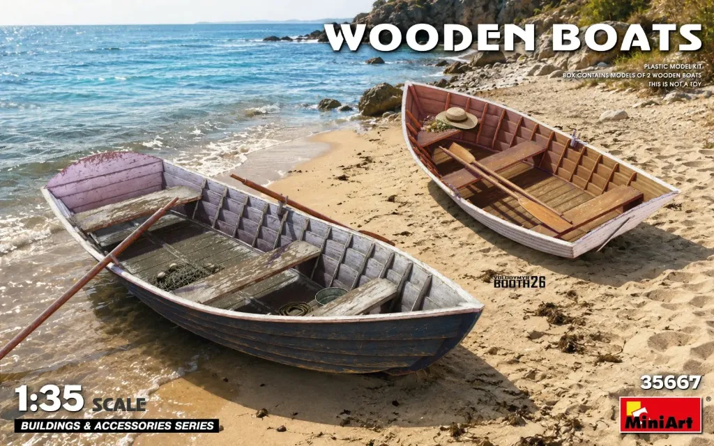 Miniart : Wooden Boat 1/35