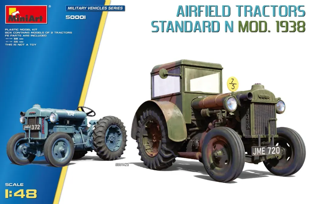 MiniArt : Airfield Tractors Standard N Mod. 1938 - 1/48 │ Ref. 50001