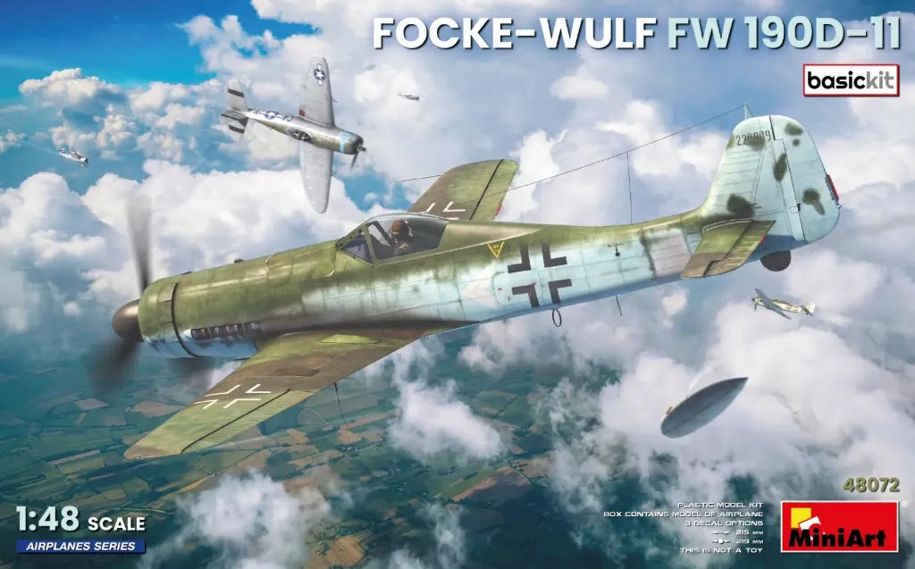 MiniArt : Focke-Wulf FW 190D-11 - 1/48 │ Ref. 48072