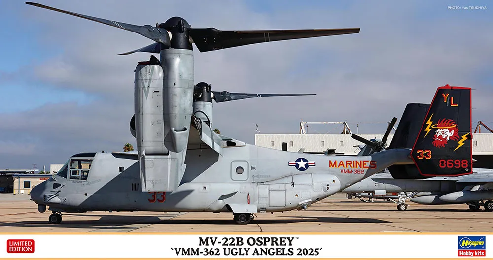 Hasegawa : MV-22B Opsrey VMM-362 Ugly Angles 2025 (1/72)