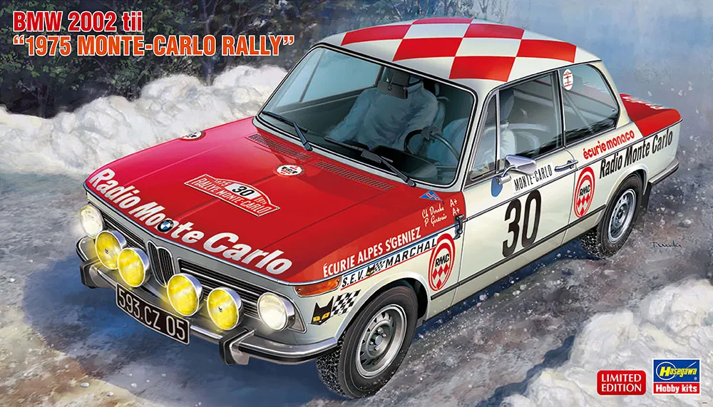 Hasegawa : BMW 2002TII Monte Carlo 1975 (1/24)