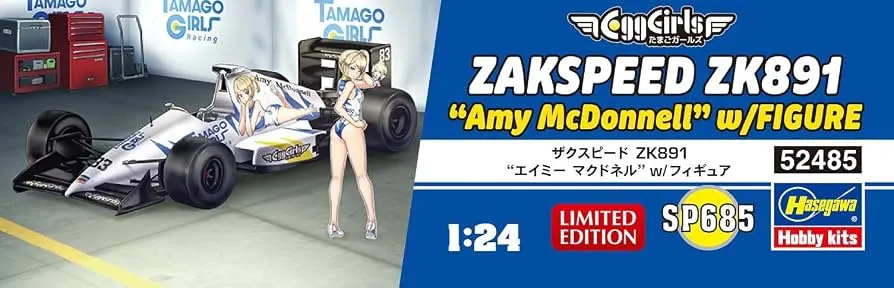 Hasegawa : Zakspeed ZK891 Amy McDonneel avec Figurine (1/24)