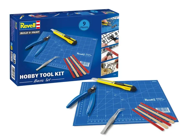 >Revell : Hobby Tool Kit - Basic Set / 9-teilig