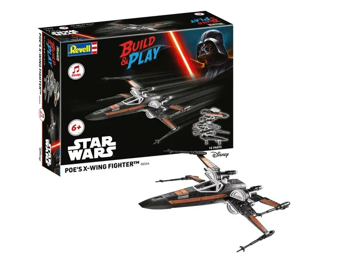 Revell :Poe's X-Wing Fighter (w/Sound): Build & Play