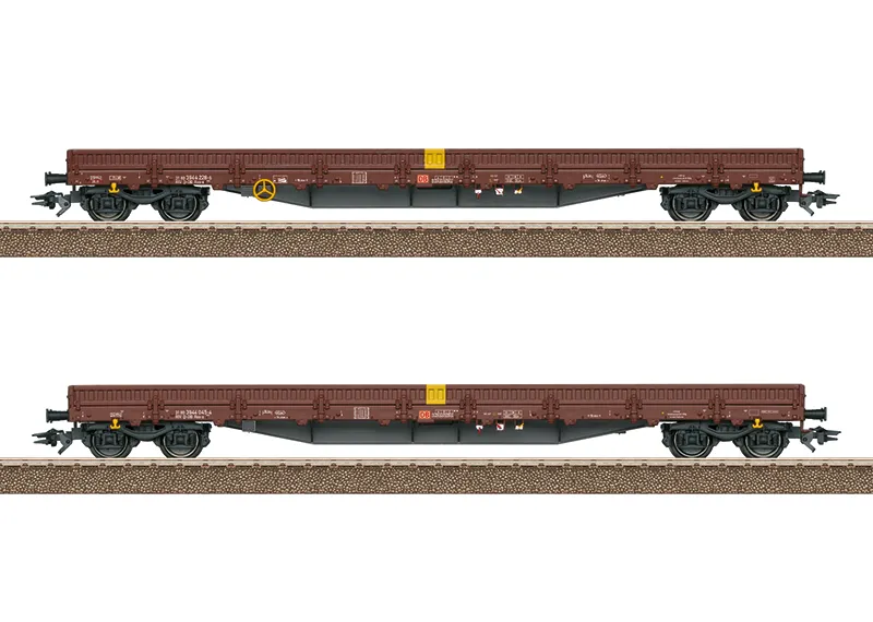 Trix : Wagons à bords bas Res-X DB DC Epoque VI (1/87)