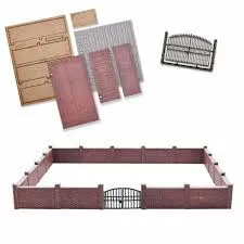 Busch : Mur de briques avec portail (1/87)