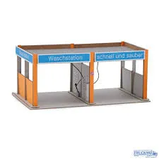 Busch : Station de lavage libre service (1/87)