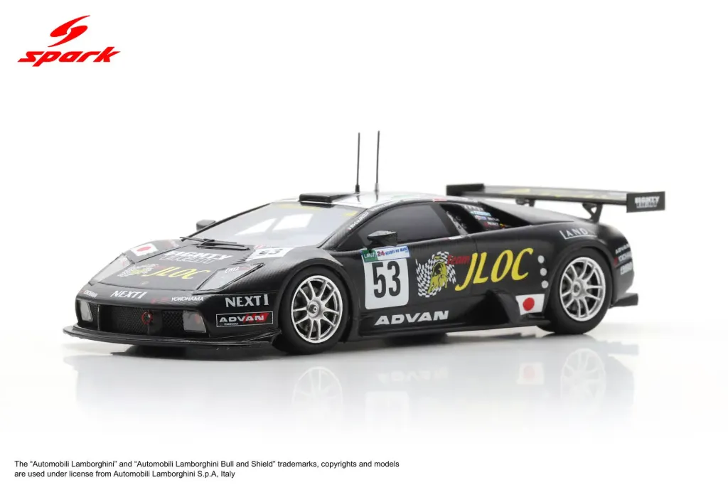 Spark : Lamborghini Murcielago R-GT LM No.53 JLOC ISAO NORITAKE 24H Le Mans 2007 M. Apicella - A. Yogo - K. Yamanishi (1/43)