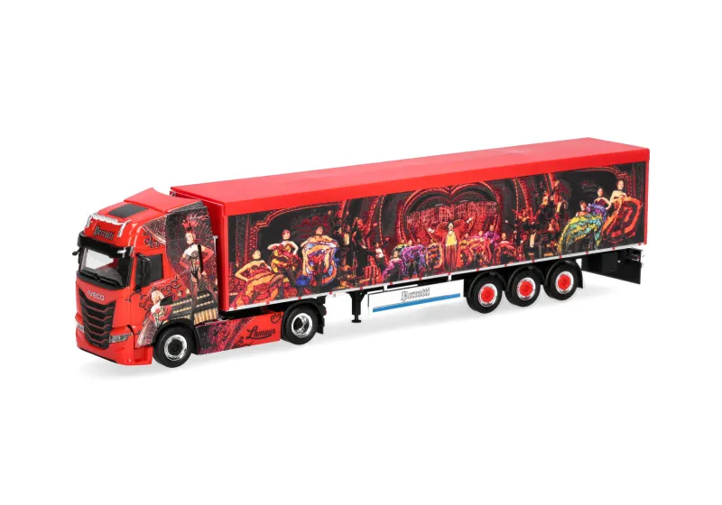 Herpa : Iveco S-Way Schubboden-Sattelzug "Perrotti" (Italien) (1/87)