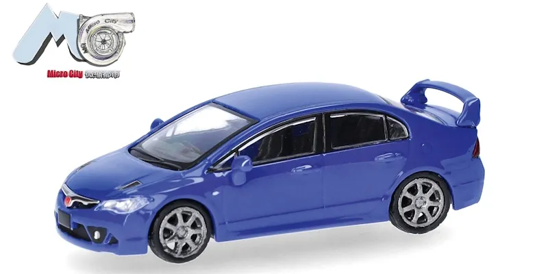 Microcity : Honda Civic FD2 Bleu (1/87)