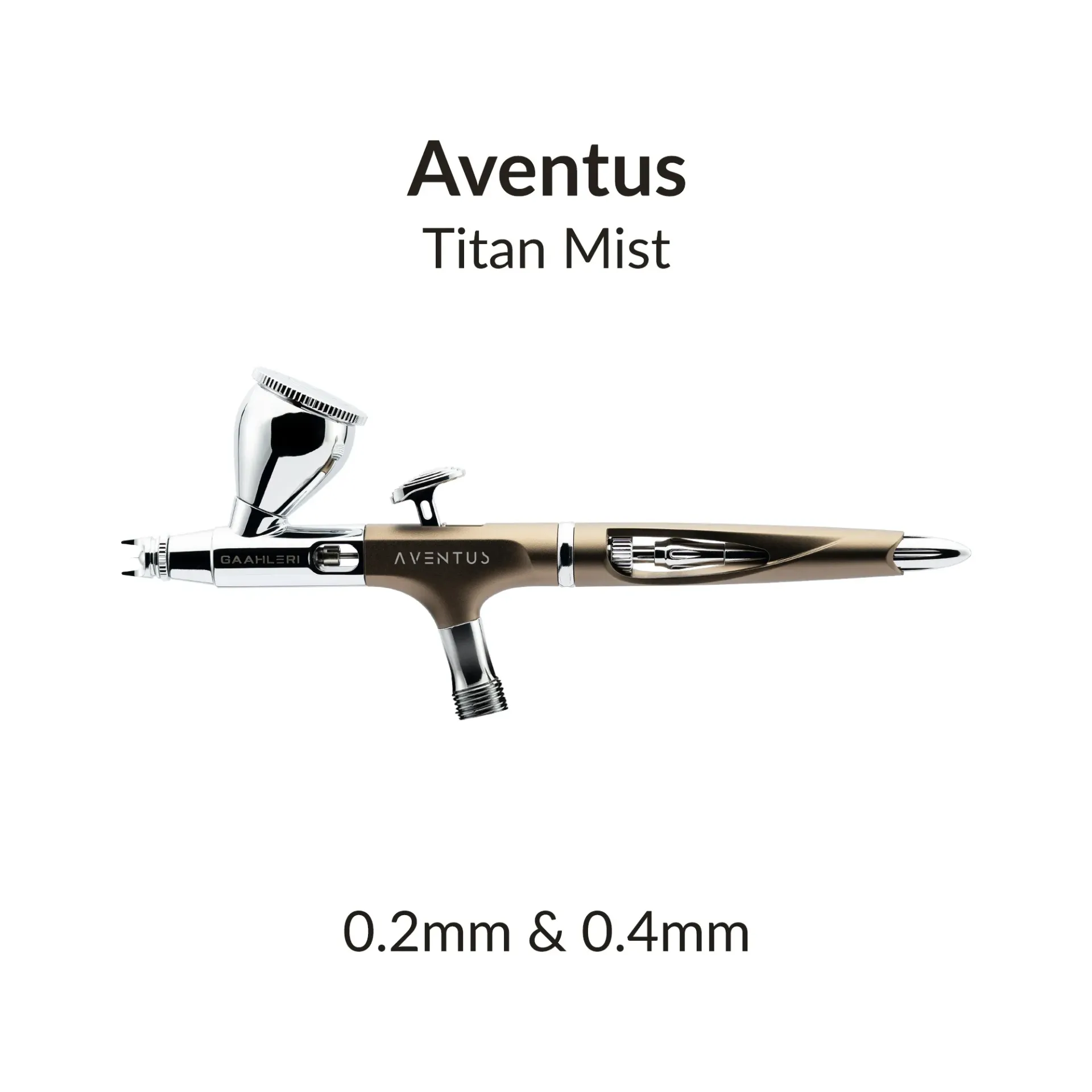 GAAHLERI : Aerographe Aventus Titan Mist 0.2mm & 0.4mm