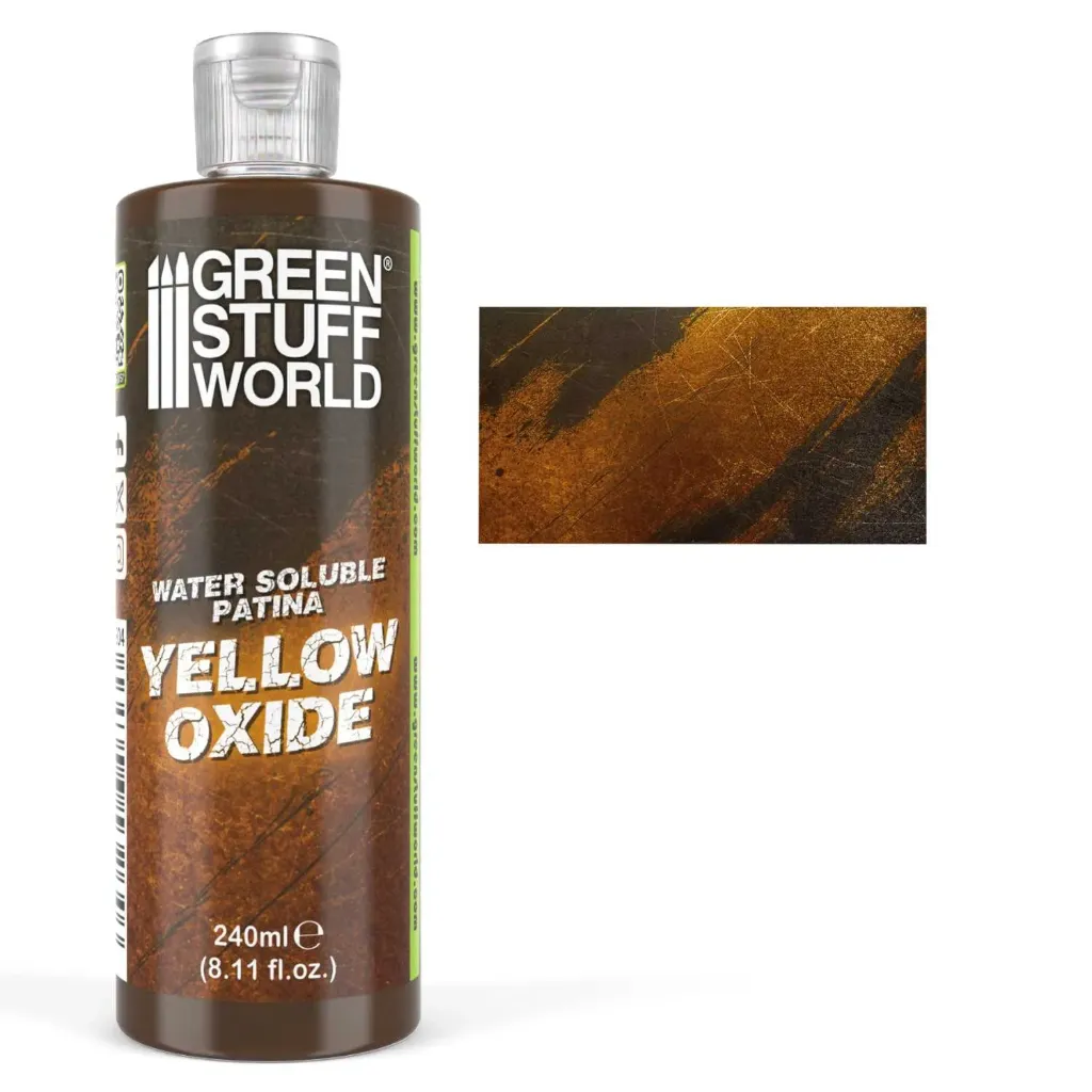 Green Stuff World : Patines solubles à l’eau YELLOW OXIDE 240ml