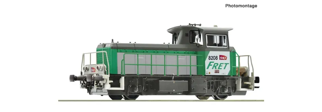 Roco : Locomotive Diesel Y8208  DCC Sound SNCF Epoque V-VI 51/87°