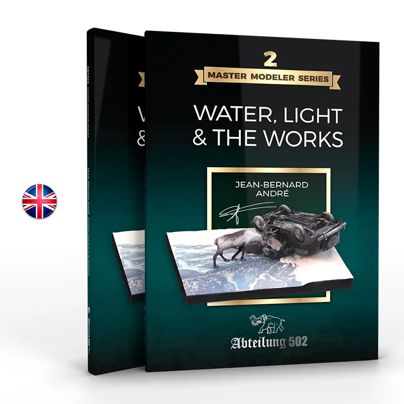 AK Interactive : MASTER MODELER SERIES VOL.2 WATER, LIGHT & THE WORKS / JEAN-BERNARD ANDRÉ Anglais  │ Réf. ABT803