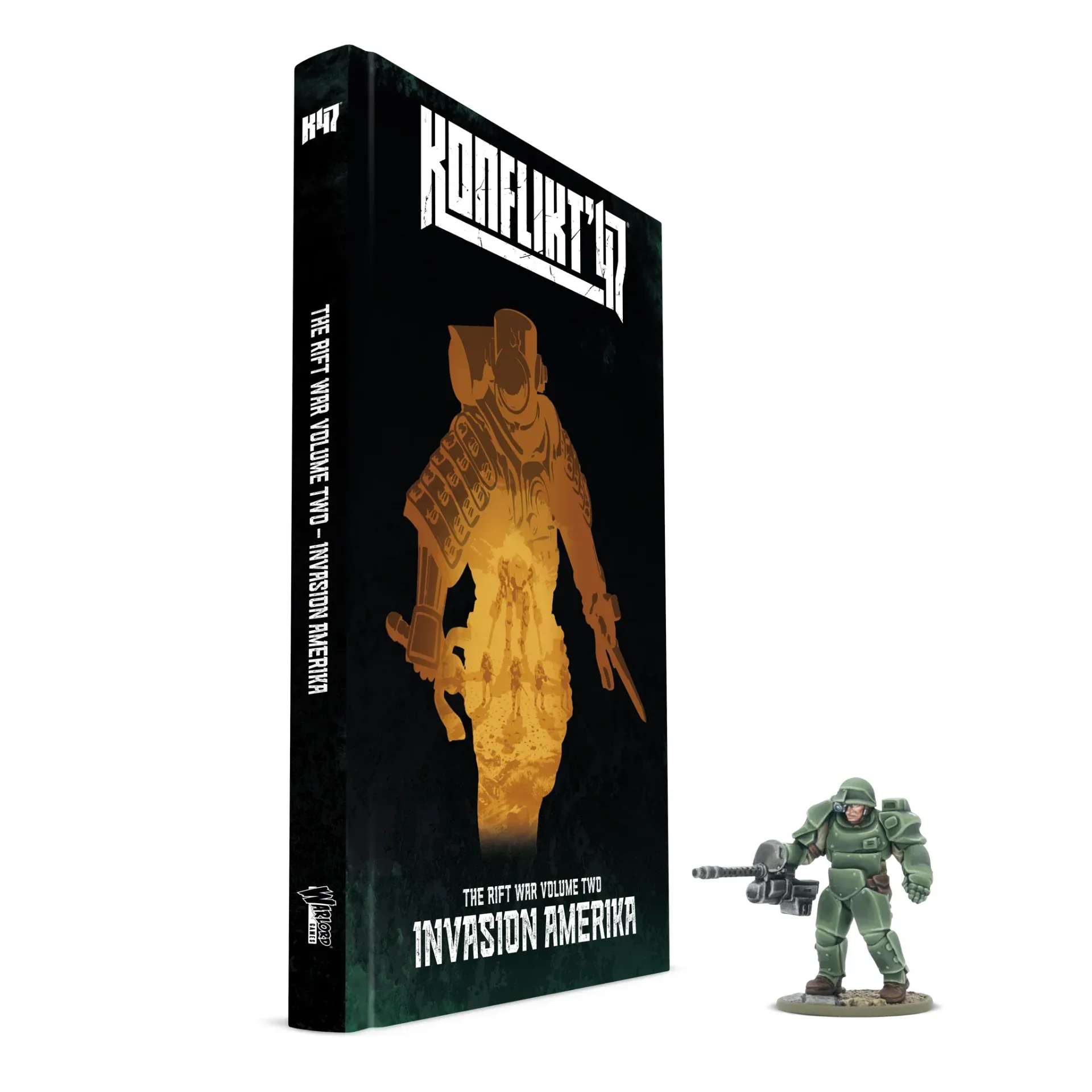 Konflikt'47 : Empire of Japan Konflikt '47: Invasion Amerika & 'T2 Prototype Heavy Armor' book miniature