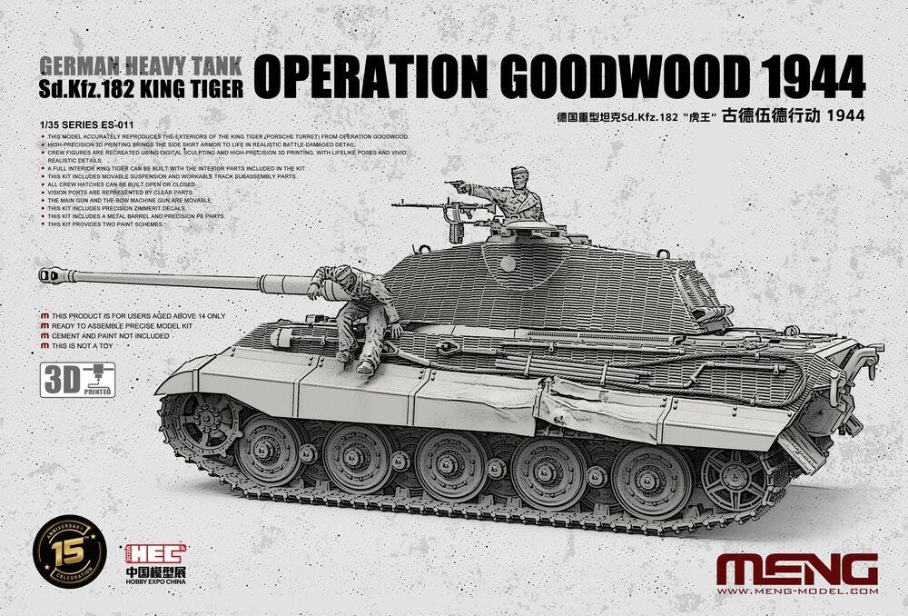 Meng : German Heavy Tank SD.Kfz.182 King Tiger - Operation Goodwood 1944