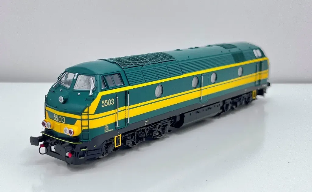 Bmodels : Locomotive Diesel 5503 SNCB DCC Sound  Epoque IV-V 1/87