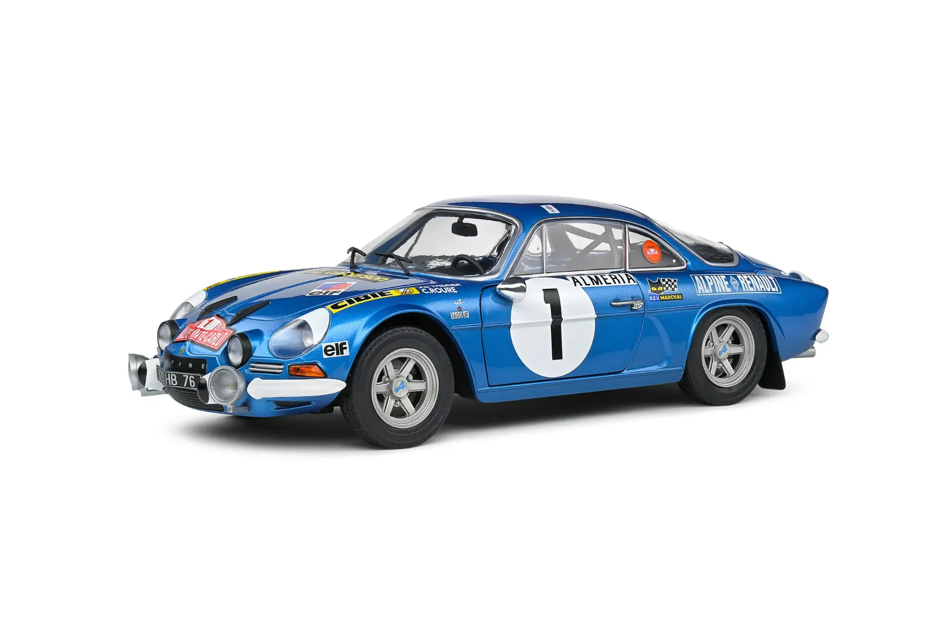 Solido : Alpine A110 1600S – Rallye Monte Carlo – 1972 – #1 Therier/Roure (1/18)