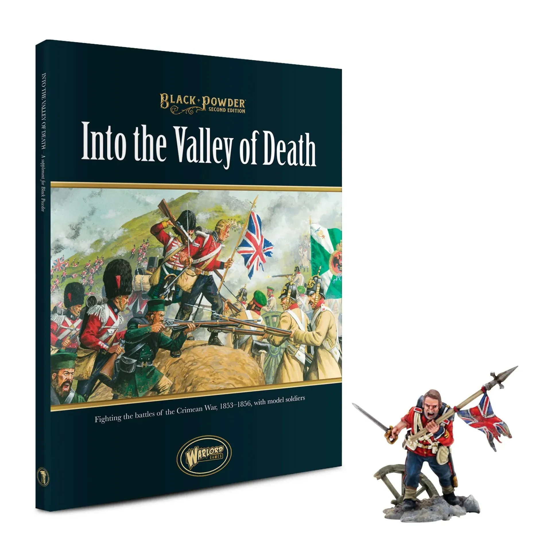 Black Powder : Into the Valley of Death (The Crimean War) Black Powder supplement with 'The Trooper' special miniature