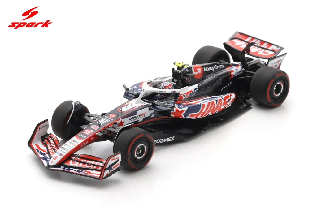 [SPK S9647] Spark : Haas VF-25 No.87 MoneyGram Haas F1 Team US GP 2025 Oliver Bearman (1/43)