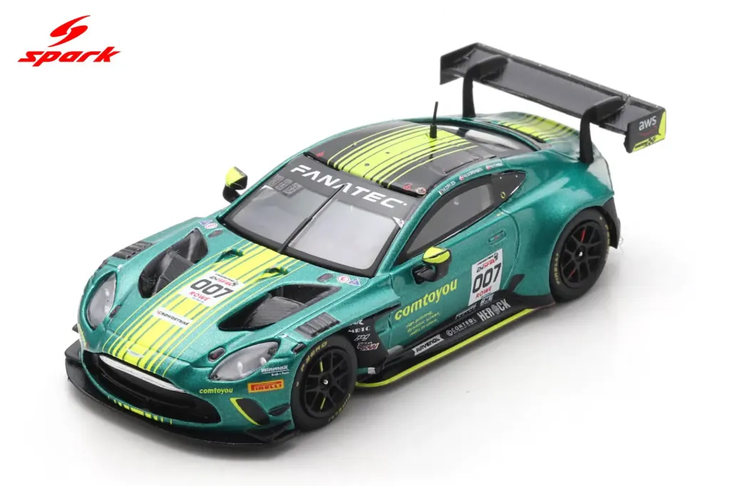 [SPK 64SPA2024] Spark : Aston Martin Vantage AMR GT3 EVO No.007 Comtoyou Racing Winner 24H Spa 2024 M. Drudi – N. Thiim – M. Sørensen (1/64)