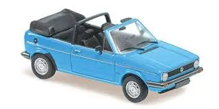 [MAC 940055180] MAxichamps : Volkswagen Golf I Cabrio Light Blue 1979 (1/43)