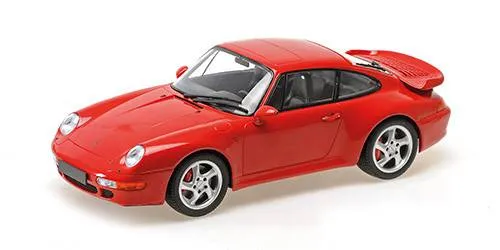 [MNC 155061170] Minichamps : Porsche 911 (993) Turbo S Rouge 1995 (1/18)