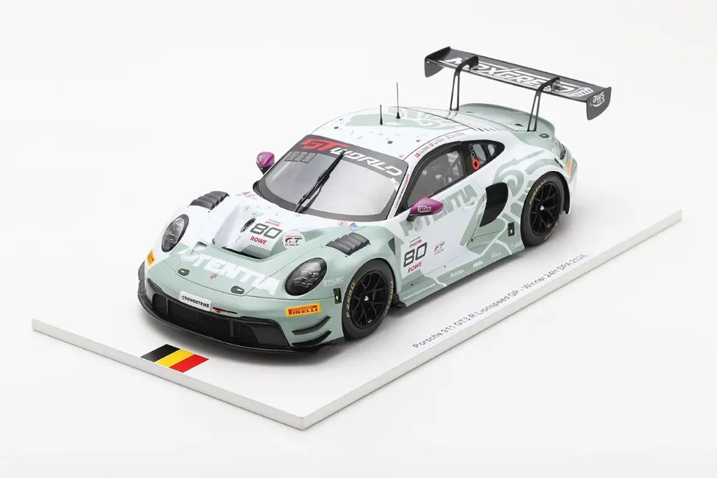 [SPK FF046] Spark : Porsche 911 GT3 R Evo - #80 - Lionspeed GP - Winner 24H Spa 2026 Ricardo Feller - Thomas Preining - Sebstian Buus Limited 450PCS -PRECOMMANDE-
