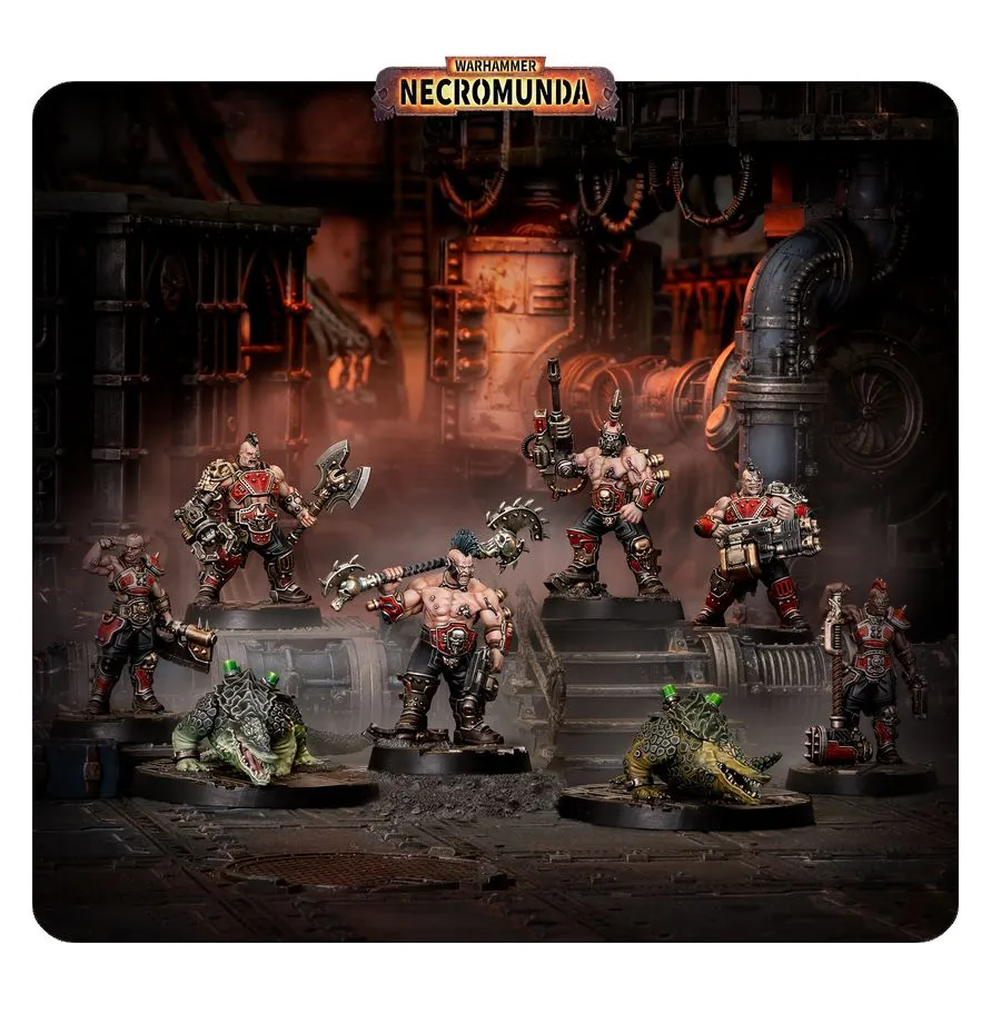 [GAW 301-76] NECROMUNDA: Goliath Forge Bosses & Sumpkrocs