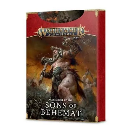 AOS - Destruction - Sons Of Behemat CARTES DE CHARTES: SONS OF BEHEMAT (FRA)