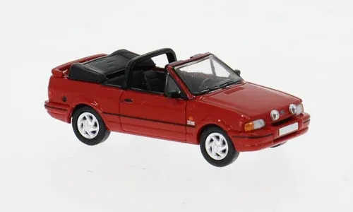 [PRU PCX871579] Premium Classix : Ford Escort MK IV Cabriolet Rouge 1986  (1/87)